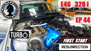 Nouveau L6 BMW 😈👌 E46 328i TURBO Upgrades  Remontage amp premier démarrage [upl. by Adnak]