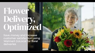 Florist Shares Benefits of Using Walmart GoLocal for Floral Deliveries [upl. by Ossie461]