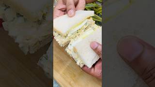 Japanese egg sandwich  super healthy breakfast recipe healthyfood food ￼ [upl. by Ashelman]