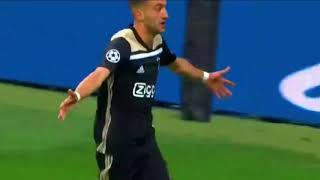 Hakim Ziyech Goal Real Madrid vs Ajax Highlights [upl. by Loomis]