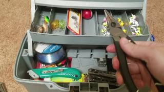 Basic tackle in a tackle box [upl. by Nami135]