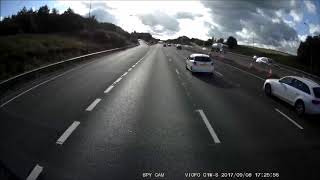 Motorway lane hogging at its very worst keep left [upl. by Sudbury493]