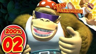 200 HARD MODE 😱  World 2 Donkey Kong Country Tropical Freeze Nintendo Switch 🔴LIVE [upl. by Ronile]