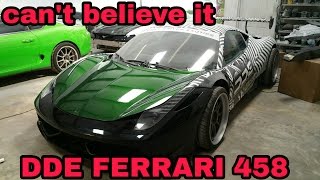 DDE FERRARI 458 liberty walk almost ready after accident [upl. by Jenkins936]