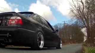 BMW E39 540i drifting flybys burnouts launches best sounding 540i [upl. by Matheson870]