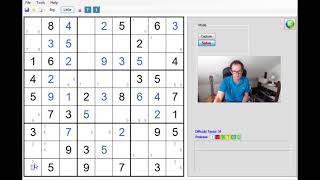 Guided Solve Of A Diabolical Sudoku 10 Aug 18 [upl. by Pucida614]