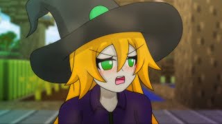 Steve Forces The Witch To Farm Minecraft Anime [upl. by Noevad]