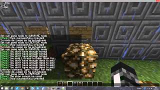 Plugin ChesShop  bukkit Minecraft  Tiendas en el servidor con cofres  Español [upl. by Anniken418]