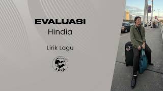 Hindia  Evaluasi Lirik Lagu [upl. by Placido]