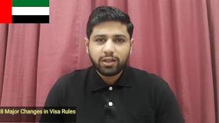 8 Big Changes in Visa rules UAE  You Need To Know  Complete Video [upl. by Enecnarf]