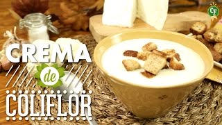 ¿Cómo preparar Crema de Coliflor  Cocina Fresca [upl. by Mellar]