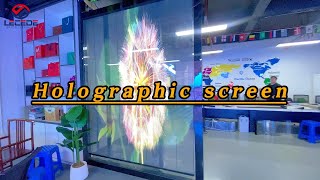 Lecede holographic transparent screen video introductionholographiscreen transparentLeddisplay [upl. by Aiuqes]