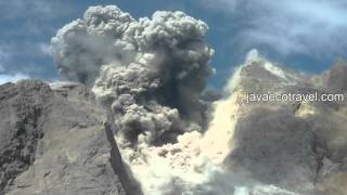 High Risk 50 Meters close to the pyroclastic flow and lava bom [upl. by Nannerb]