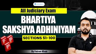 BSA sections 51100  Bharatiya Nyaya Sanhita  Faizan Khan  Unacademy Judiciary [upl. by Asseniv]