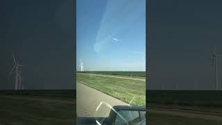 Wind farm near Amarillo all windpower socha adventure [upl. by Aniuqal]