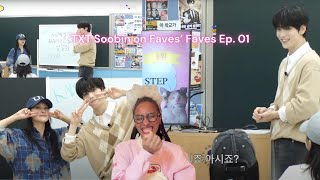 TXT Soobin on Faves Faves Ep1 Reaction [upl. by Priebe]