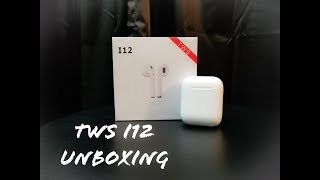 i12 tws unboxing Apple Airpod clones [upl. by Edras]