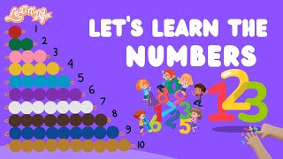 Numbers 110 The CUTEST Learning Video for Kids [upl. by Mayap375]