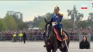 Presidente Boric encabeza su primera Parada Militar y así fue la autorización para el desfile [upl. by Noteloc]