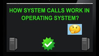 How system call works in operating system with examples [upl. by Doner]