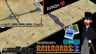 ALL ENGINES steam diesel and electric ⚡ train in single huge map sandbox deck eleven railroad 2 [upl. by Ellecrag]