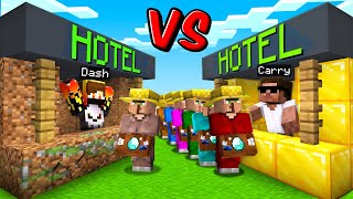 Best of Upgrading 1 Hotel into 1000 for villagers [upl. by Ibbison607]