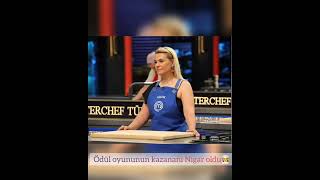 Masterchef ödül oyununun kazananı Nigar oldu 👩‍🍳 masterchef ödül [upl. by Ahsennod]