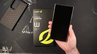 Easy Screen Protector Installation For Galaxy S24 Ultra  WSKEN Privacy Screen Protector [upl. by Alue812]