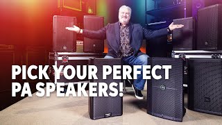 Choosing the Best Powered PA Speakers for You [upl. by Dru]