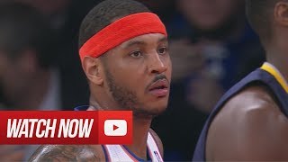 20140319  Carmelo Anthony Full Highlights vs Pacers  34 Pts 5 Assists [upl. by Tybi]