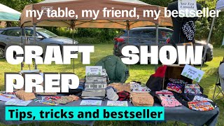 Craft Show setup tips  meeting other crafters  Best Selling bag at the show [upl. by Asselem]