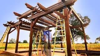 How To Build A Pergola with Outdoor Accents  Mission Collection [upl. by Linzy860]