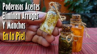 Aprende a hacer los Mejores ACEITES que eliminan ARRUGAS ACNÉ y MANCHAS en la PIEL [upl. by Yadrahc625]