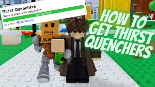 HOW TO GET THIRST QUENCHERS IN THE CLASSIC ROBLOX [upl. by Fanchie]