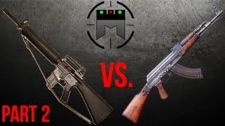 AR vs AK comparison with FASTEST shooter ever Jerry Miculek Part 2 [upl. by Ansell]