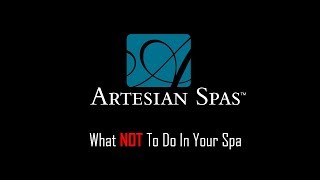 What Not To Do In Your Spa [upl. by Eah]