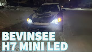 BEVINSEE H7 MINI LED REVIEW  LUX TEST [upl. by Pellegrini]