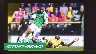 HIGHLIGHTS  Yeovil Town 02 Aldershot [upl. by Annaira]