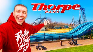 THORPE PARK Opening Day Vlog 2024 [upl. by Merrie]