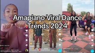 Best of Amapiano viral TikTok dance challenges  2024 🥵🔥😍 tiktok amapiano trending viral l [upl. by Adnor791]