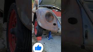 Installing new front Fender beading [upl. by Bonnell400]