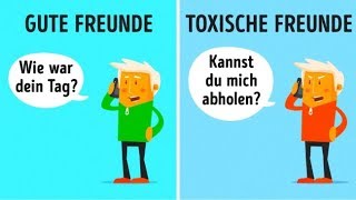 10 Hauptunterschiede zwischen guten Freunden und toxischen Freunden [upl. by Ddene]