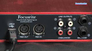 Focusrite Scarlett 2i4 Audio Interface Overview  Sweetwater Sound [upl. by Nahtahoj]