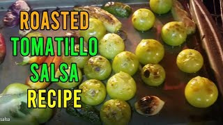 Delicious Easy Roasted Tomatillo Salsa Recipe [upl. by Irrahs617]