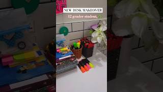 NEW DESK MAKEOVER 🌷🌿studyvlogger deskmakeover cleaning makeover music [upl. by Marella671]