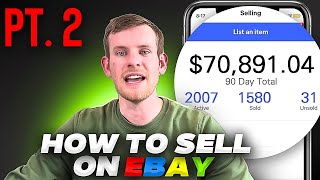 How To Sell On EBay Part 2 The Ultimate Beginners Guide 2024 [upl. by Barn]