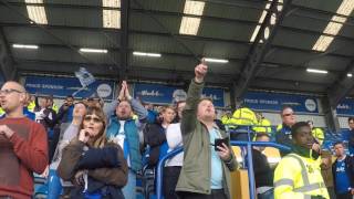 Portsmouth and Plymouth Argyle fans singing after 11 draw at Fratton Park 14th April 2017 [upl. by Atinuahs]