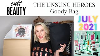 CULT BEAUTY The Unsung Heroes Goody Bag UNBOXING [upl. by Ajet47]