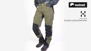 Haglöfs Rugged Q Mountain Pant  Outnet Demo [upl. by Notsecnirp475]