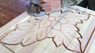 Easy Wood Crafts to Make and Sell from Home  How To Have A Beautiful and Creative Sculpture [upl. by Damick980]